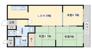 第１藤マンションの物件間取画像